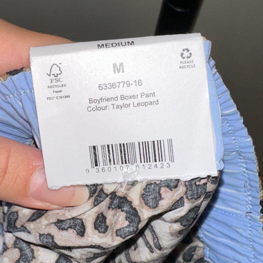 NWT Cotton On Boyfriend Boxer Pant Colour: Taylor Leopard SizeM - Picture 9 of 9